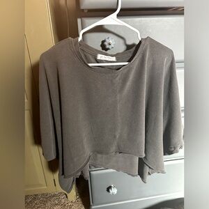 We The Free Free People Cropped Tee Small